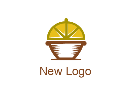 lemon forming lid of pot
