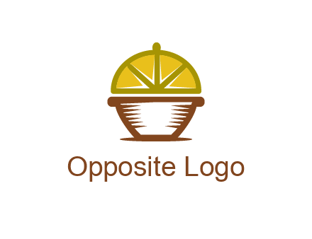 lemon forming lid of pot