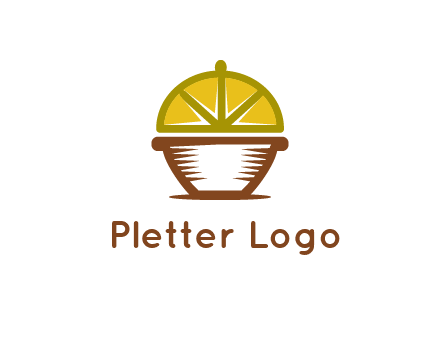 lemon forming lid of pot
