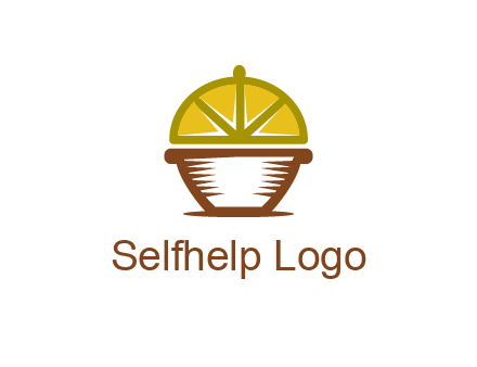 lemon forming lid of pot