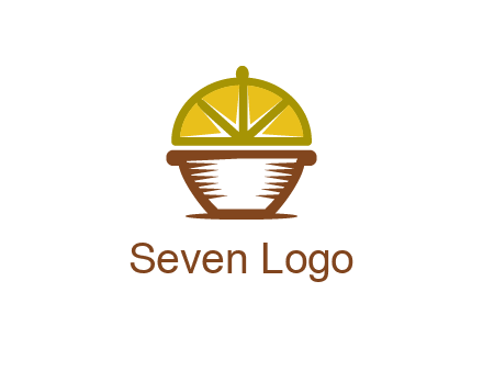 lemon forming lid of pot