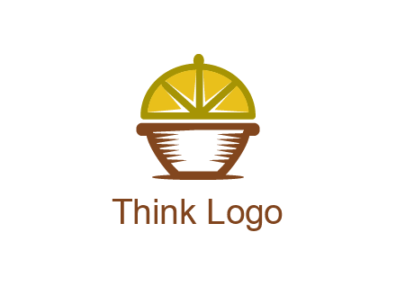 lemon forming lid of pot