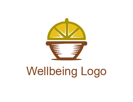 lemon forming lid of pot