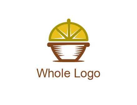 lemon forming lid of pot