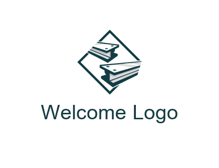 steel frame in polygon