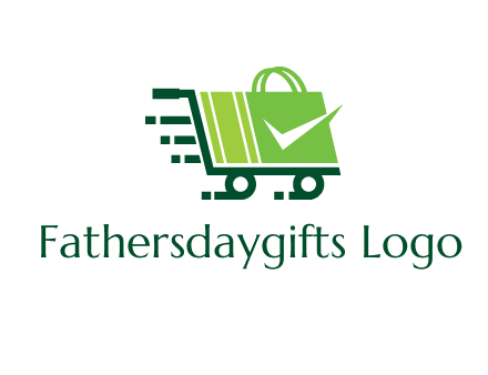 shopping cart with negative spacing check in shopping bag