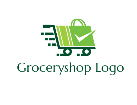 shopping cart with negative spacing check in shopping bag