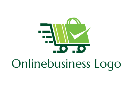 shopping cart with negative spacing check in shopping bag