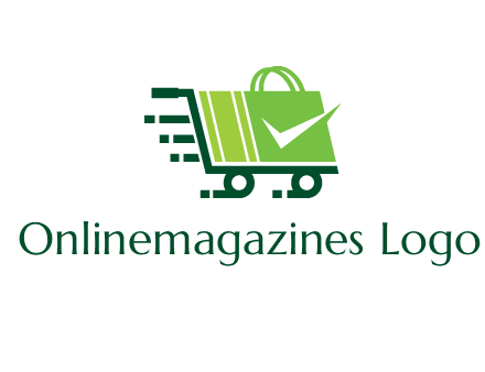 shopping cart with negative spacing check in shopping bag