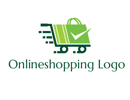 shopping cart with negative spacing check in shopping bag
