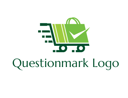 shopping cart with negative spacing check in shopping bag