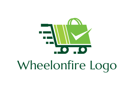 shopping cart with negative spacing check in shopping bag