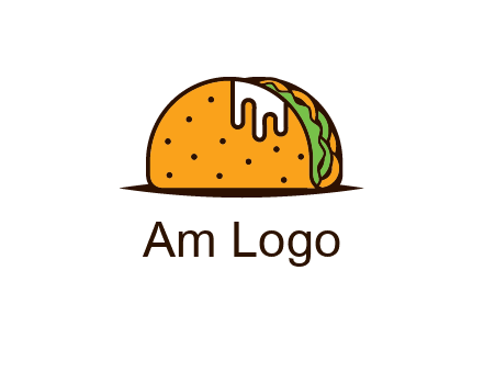 sauce dripping out of taco