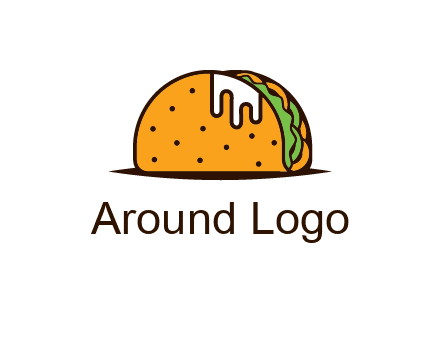 sauce dripping out of taco