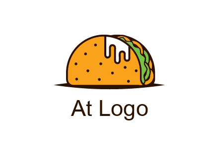 sauce dripping out of taco