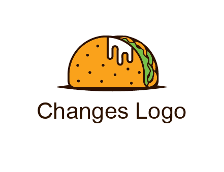 sauce dripping out of taco