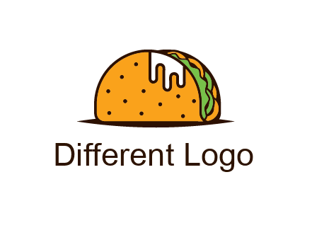 sauce dripping out of taco
