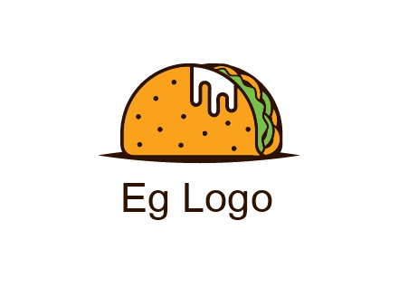 sauce dripping out of taco
