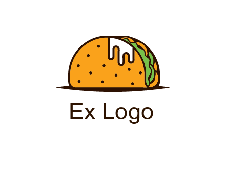 sauce dripping out of taco