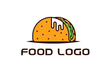 sauce dripping out of taco