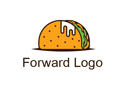 sauce dripping out of taco