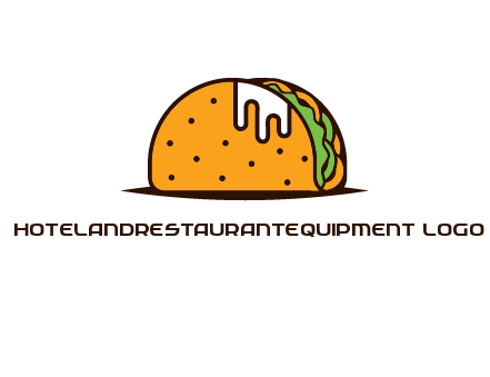 sauce dripping out of taco