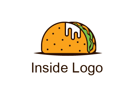 sauce dripping out of taco
