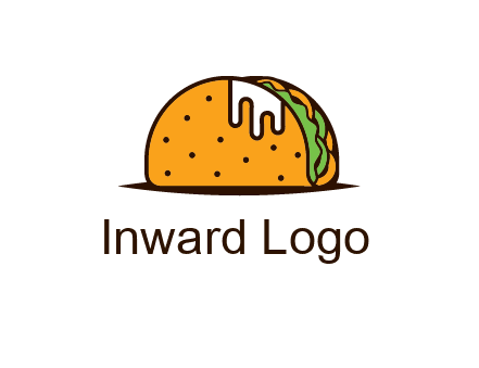 sauce dripping out of taco