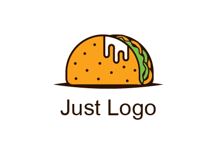 sauce dripping out of taco