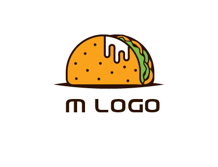 sauce dripping out of taco