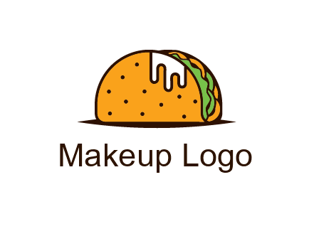 sauce dripping out of taco