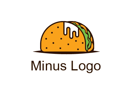 sauce dripping out of taco