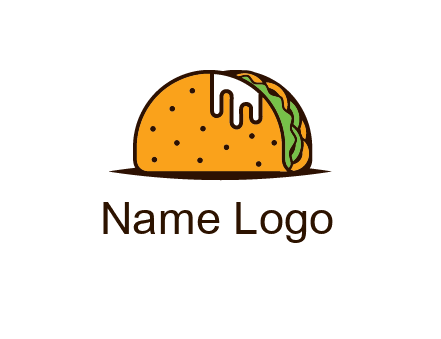 sauce dripping out of taco