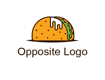sauce dripping out of taco