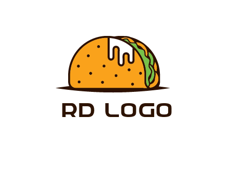 sauce dripping out of taco