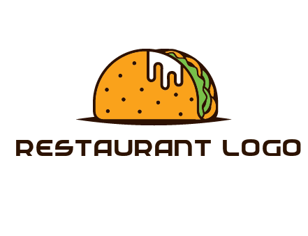 sauce dripping out of taco