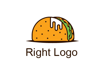 sauce dripping out of taco