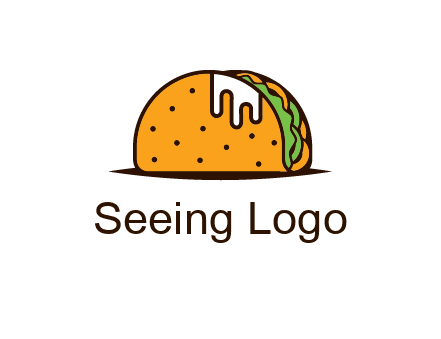 sauce dripping out of taco