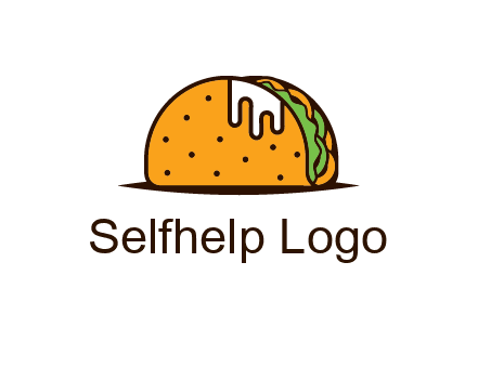 sauce dripping out of taco