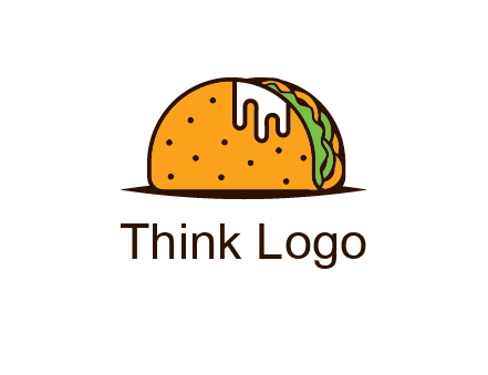 sauce dripping out of taco