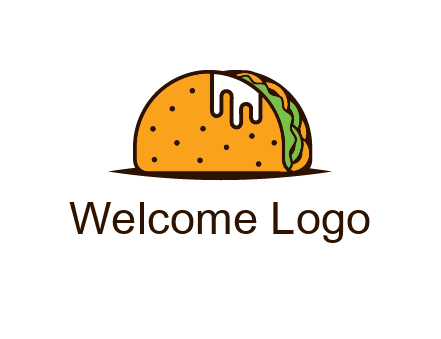sauce dripping out of taco