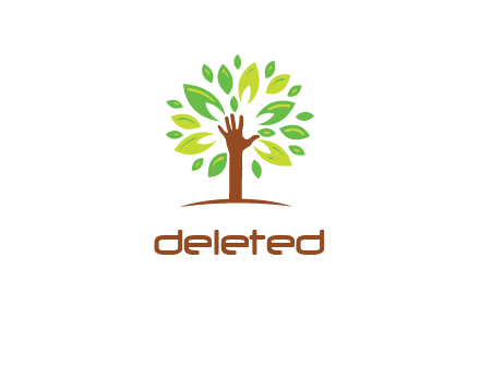 hand tree logo
