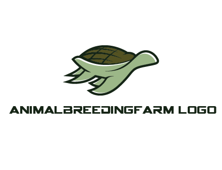 line art abstract turtle