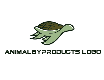 line art abstract turtle