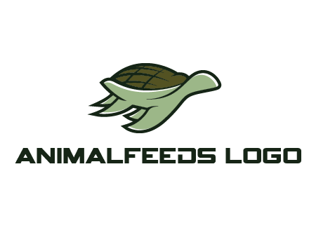 line art abstract turtle