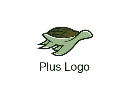 line art abstract turtle