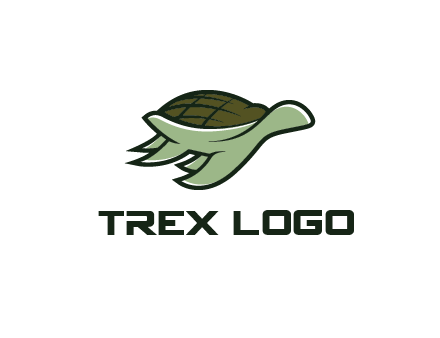 line art abstract turtle