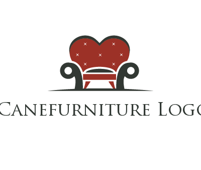 heart behind chair