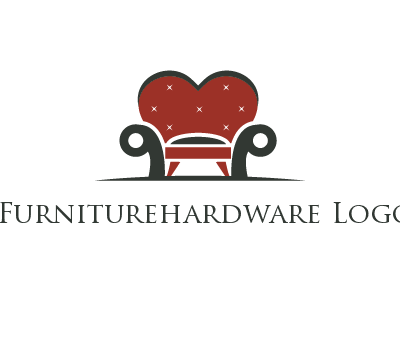 heart behind chair