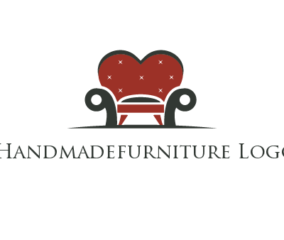 heart behind chair